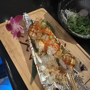 Baked Scallop Roll