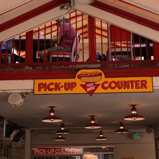 Order in the front, pick up in the back