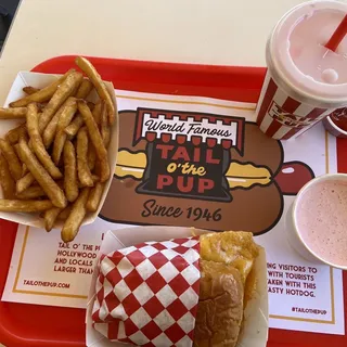 Combo 3 (Sassy burger, fries, med drink)