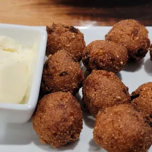 fried donuts with butter