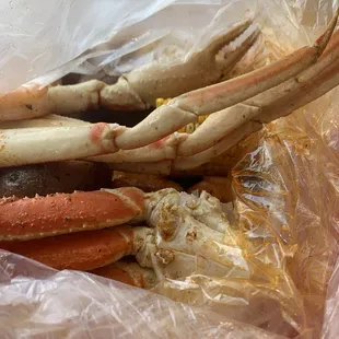 Crab leg boil