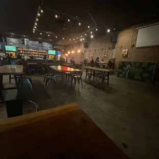 the inside of a restaurant