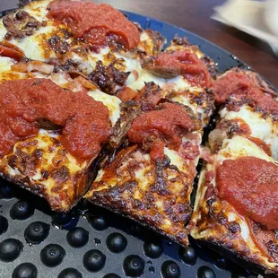 Detroit Style Pizza