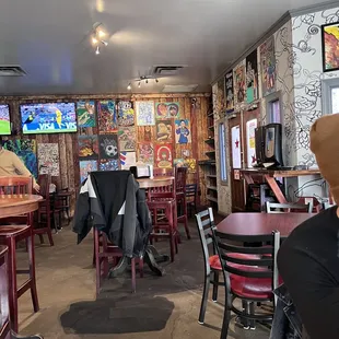 a man sitting at a bar