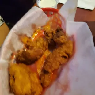 6 piece boneless chicken wings