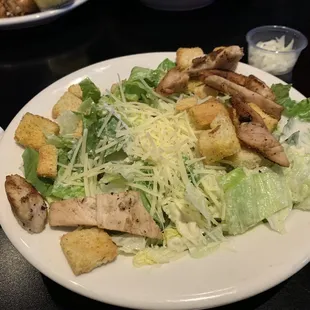 Chicken Caesar salad again. My go to at Tailgaters!