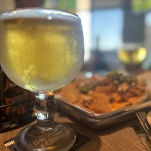 Beer and nachos, dynamic duo