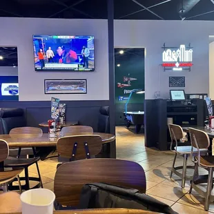 Indoor Space, very open on Wednesday evening, no big sporting event.