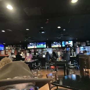 Seated for a great evening with my bestie!