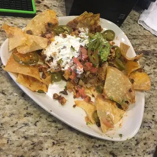 nachos, food
