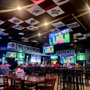 the inside of the restaurant