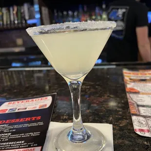 Lemon drop martini