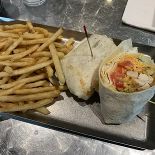 Buffalo chicken wrap