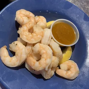 Steamed shrimp