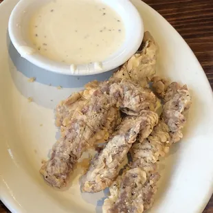 Steak Fingers &amp; Gravy (appetizer)