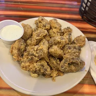 Fried mushrooms