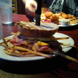 The Bayou melt is perfect for breakfast lunch or dinner!
