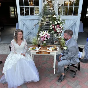 100 person Wedding @ Fly Away Lodge in Knotts Island N.C.