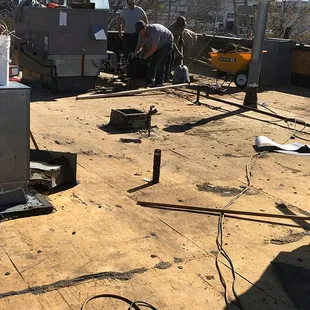 Commercial Roof - Before
