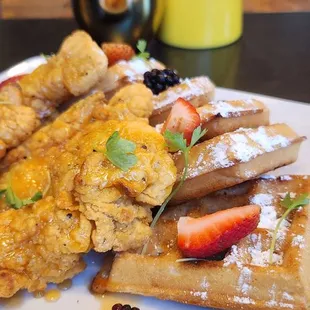 Chicken and Waffles