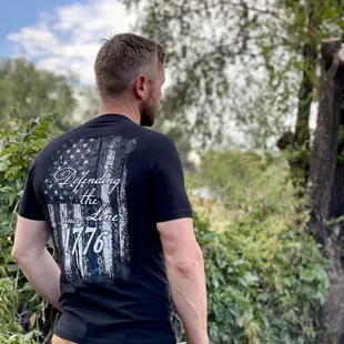 Defend the Line Short Sleeve Tee - Black