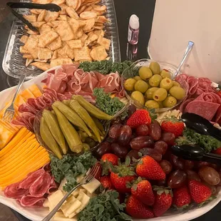 Custom charcuterie platter