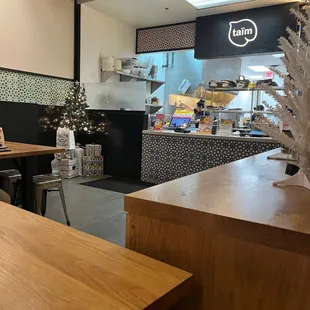 Inside ordering area