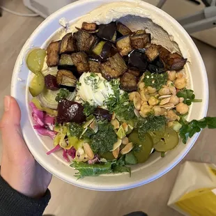 Eggplant Sabich Bowl