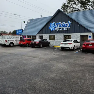 View from parking lot