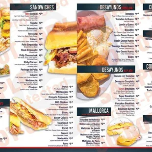 Taino's Bakery &amp; Deli * Menu