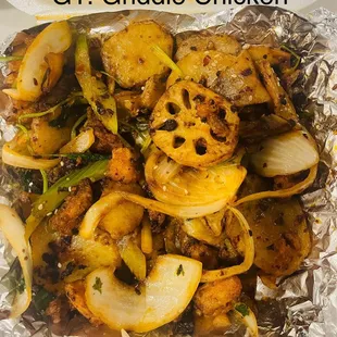 G1. Griddle Chicken with Mixed Vegetables