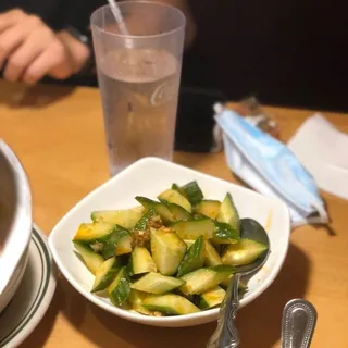 Tossed Cucumber in Sauce