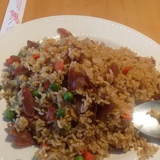 Fried Rice with Taiwanese Sausages