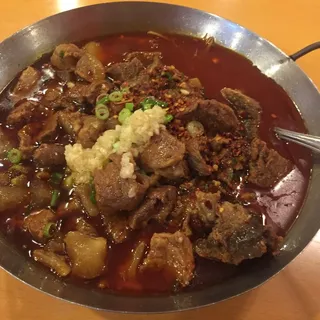 Hot Pot Stewed Beef, Beef Tendon and Beef Brisket