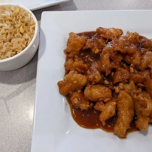 Peanut butter chicken