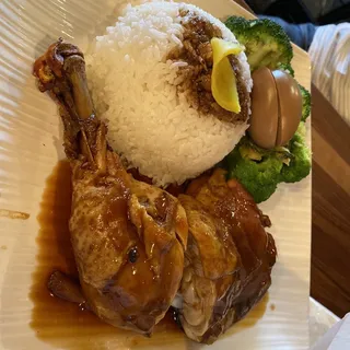 Braised Chicken Leg Rice Box