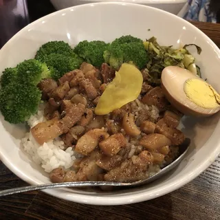 Bowl of Braised Pork over Rice