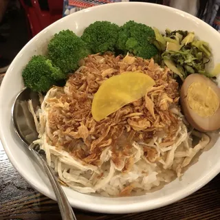 Bowl of Shredded Chicken over Rice