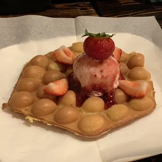 Strawberry Egg Waffle