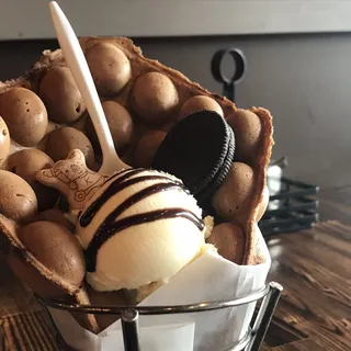 Chocolate Egg Waffle