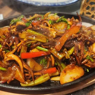 X5. Sizzling Spicy Calamari Tentacles