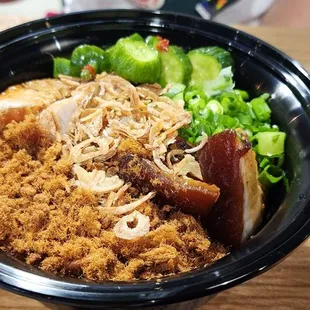 Braised Pork Bellow Rice Bowl