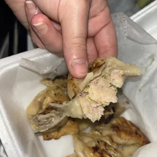 Ordered pork dumplings they're raw