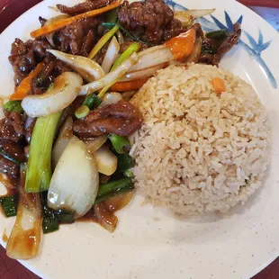 Mongolian beef lunch