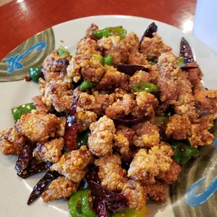 Dry crispy chicken