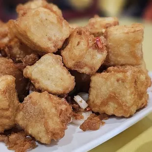 Salt and pepper tofu