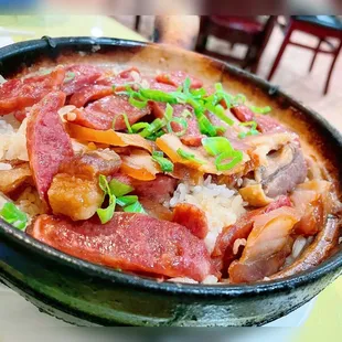 Preserved Meat Claypot Rice