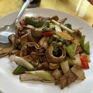 3. Sauteed Pork Belly with Bell Pepper