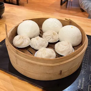 Xiao Long Bao + Custard Buns
