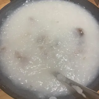 pork with preserved egg porridge